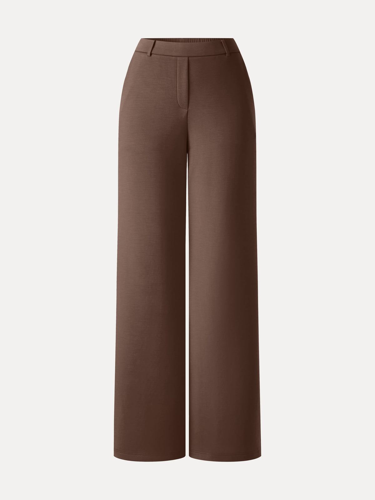 TravelEase Lyocell Spacer High-Rise Wide Leg Pants with Pockets