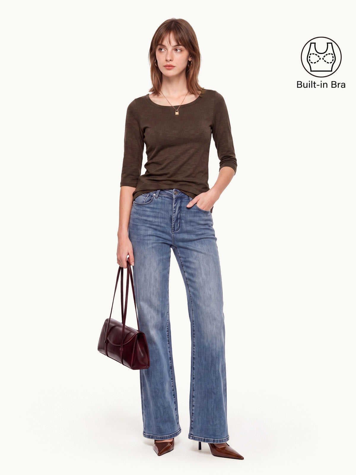 Eco-Mousse® Round Neck Bra Top