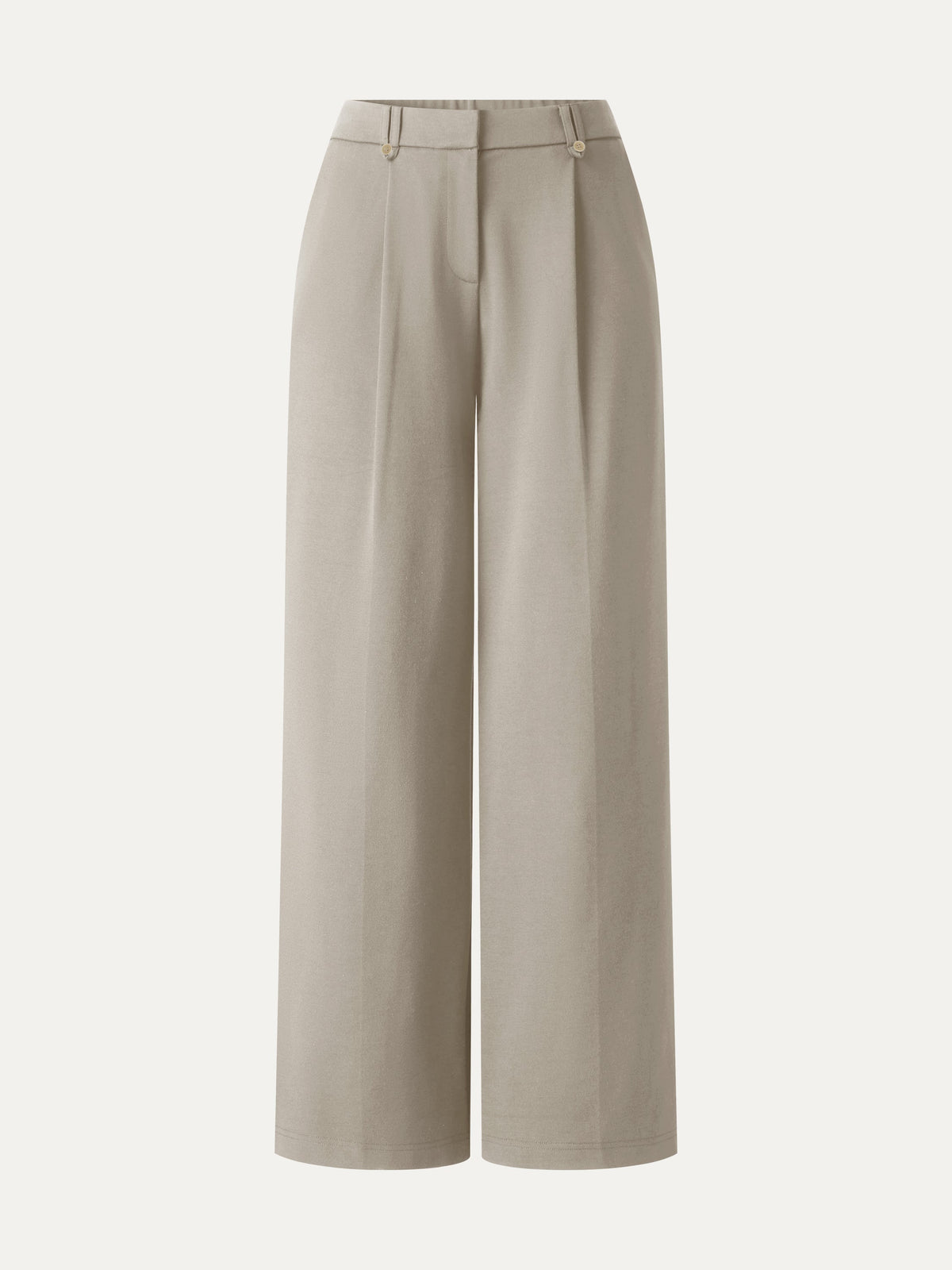 Ponte Low-Rise Straight Leg Ankled Pants with Pockets