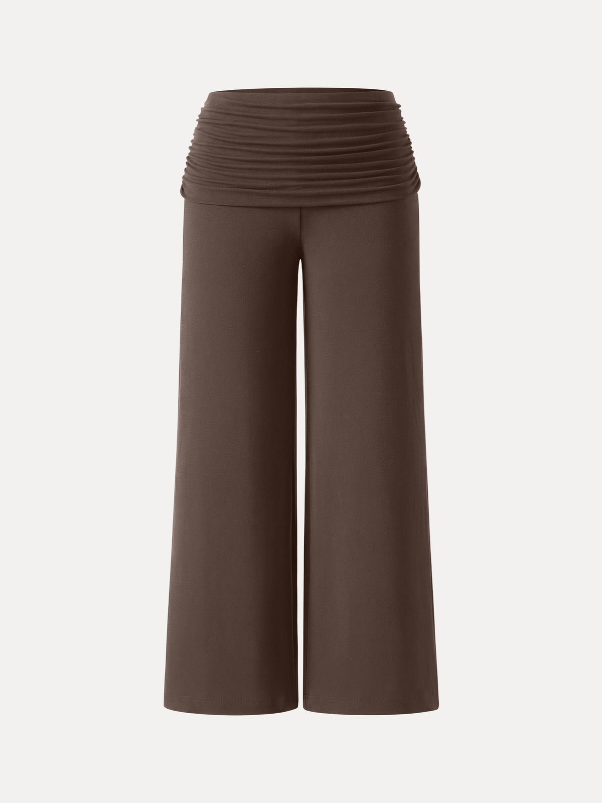 Non-Itchy Wool Blend Drapey Wide Leg Pull-on Pants with Pockets