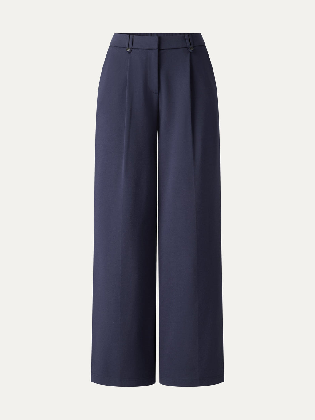 Ponte Low-Rise Straight Leg Ankled Pants with Pockets