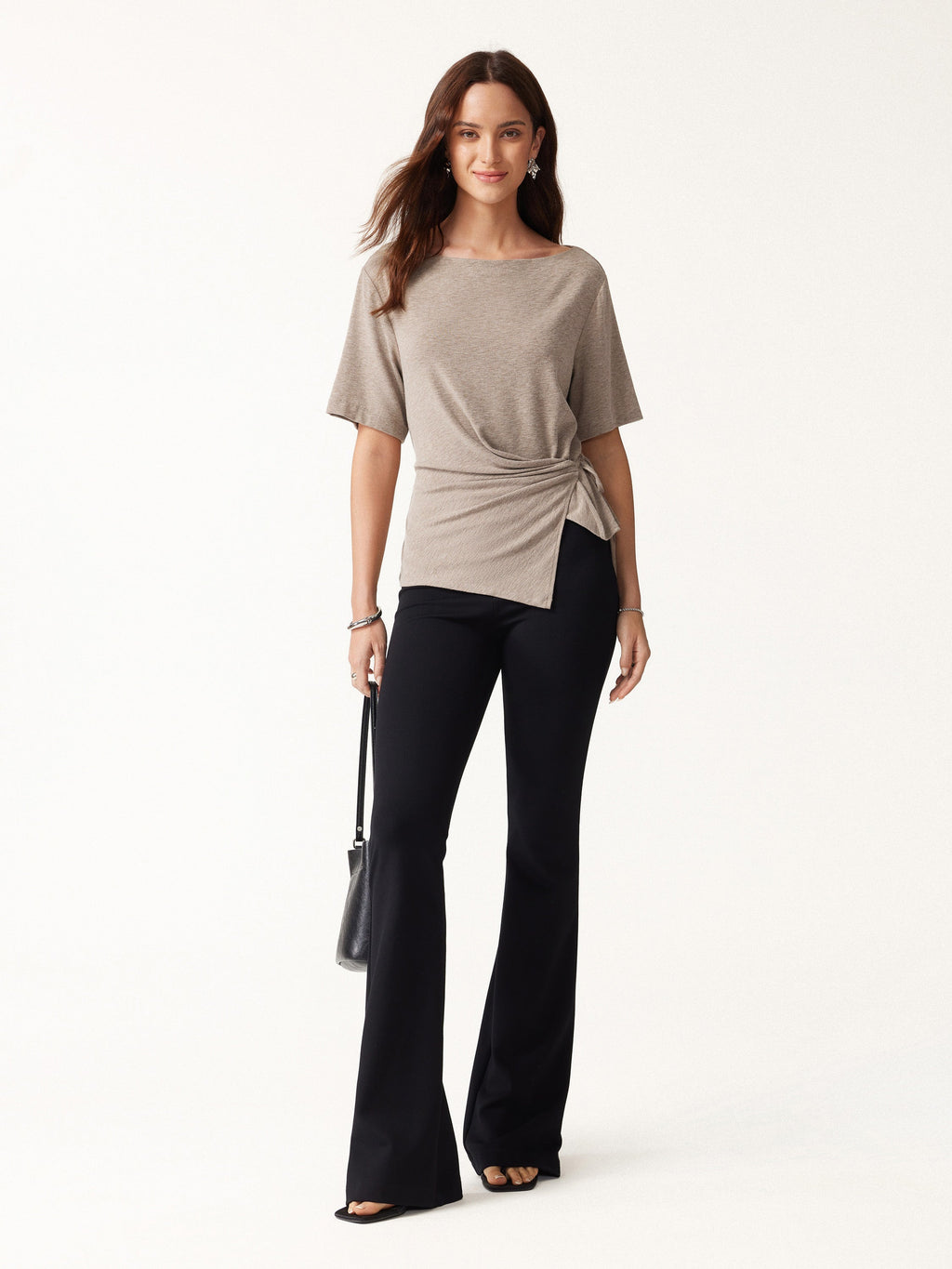 Eco-Mousse® Short Sleeve Tie-Side Top