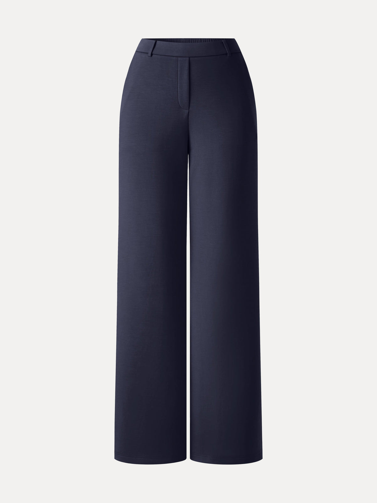 TravelEase Lyocell Spacer High-Rise Wide Leg Pants with Pockets