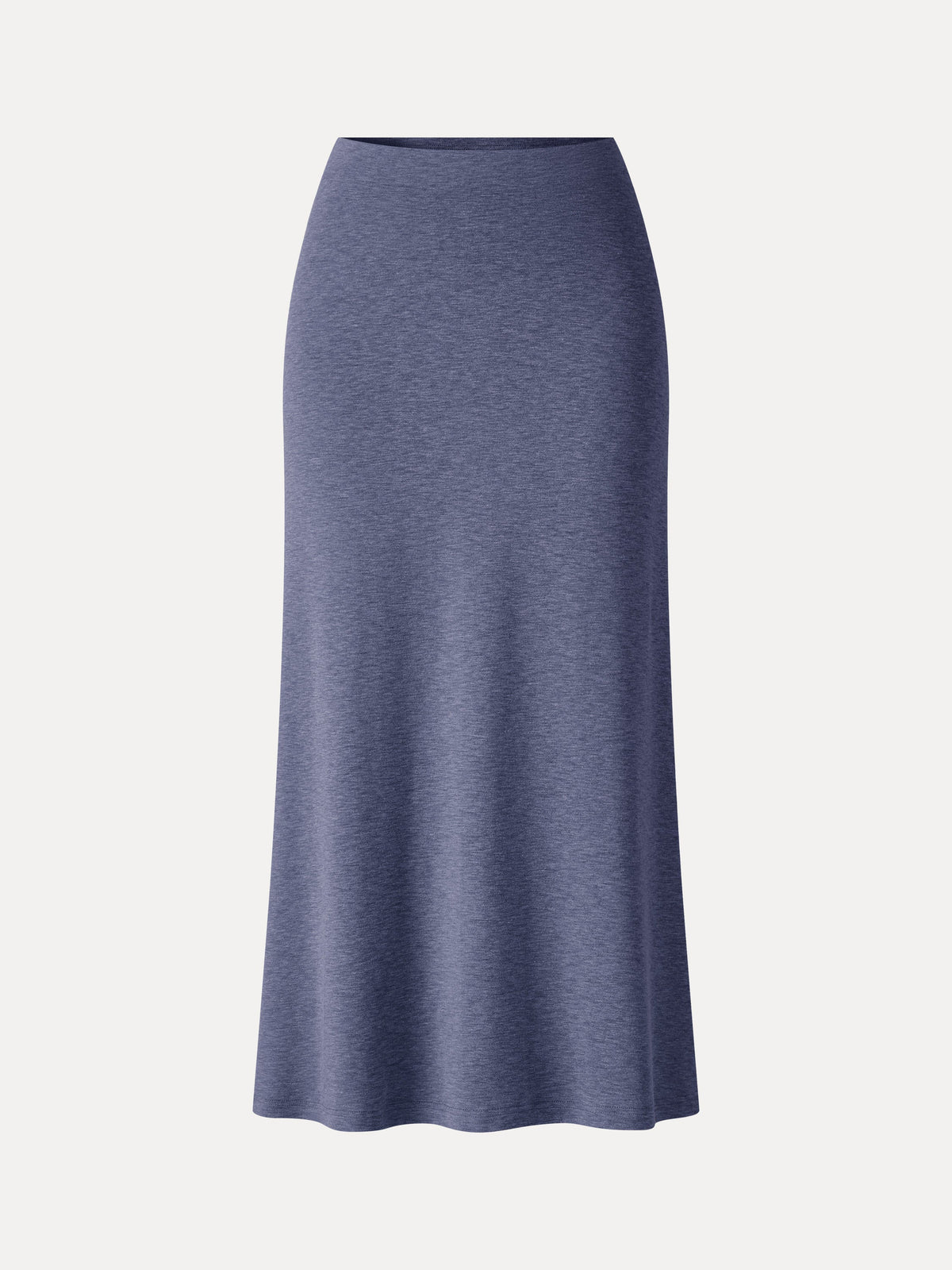 Eco-Mousse® Side-Slit A-Line Midi Skirt