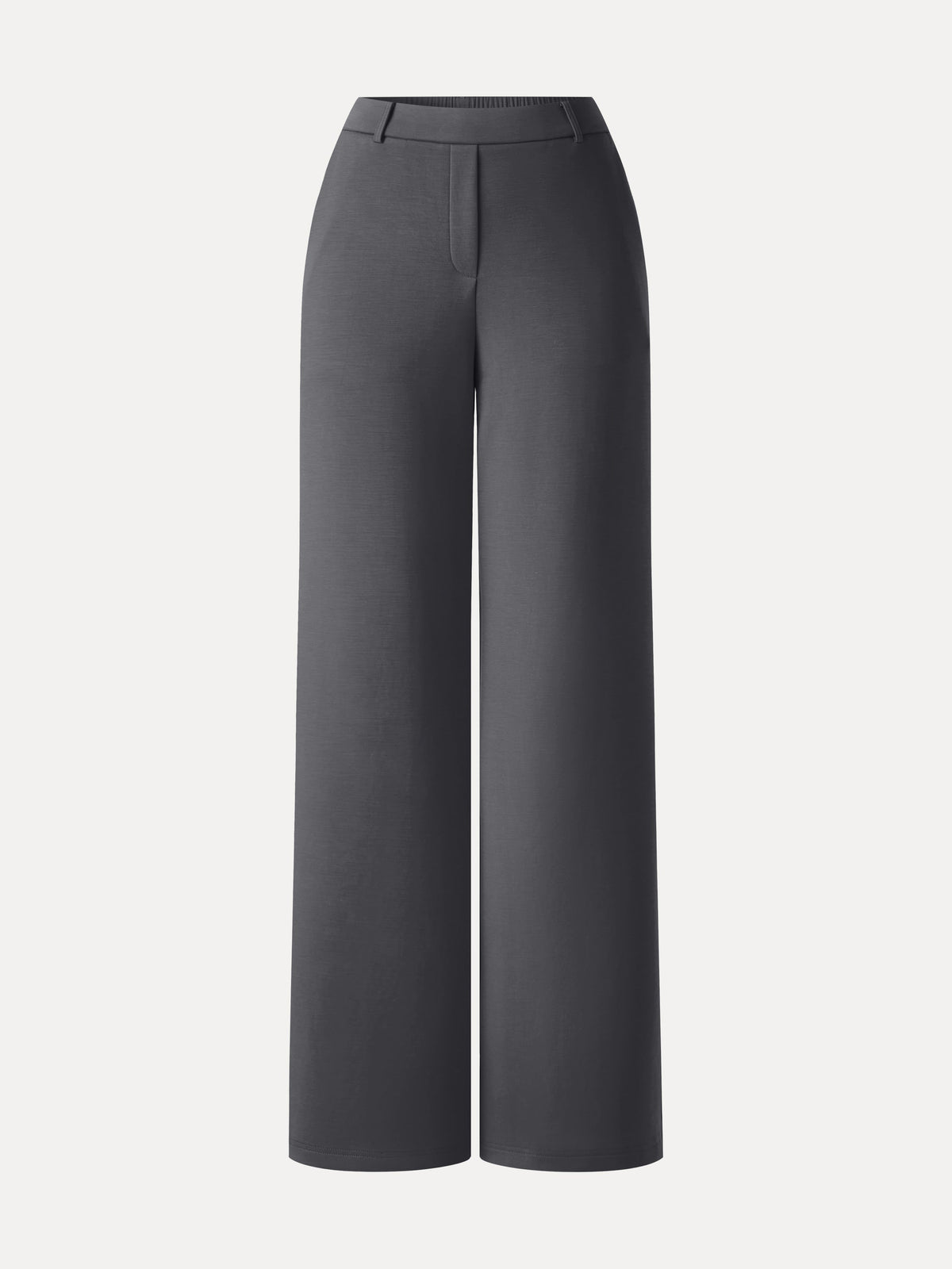 TravelEase Lyocell Spacer High-Rise Wide Leg Pants with Pockets