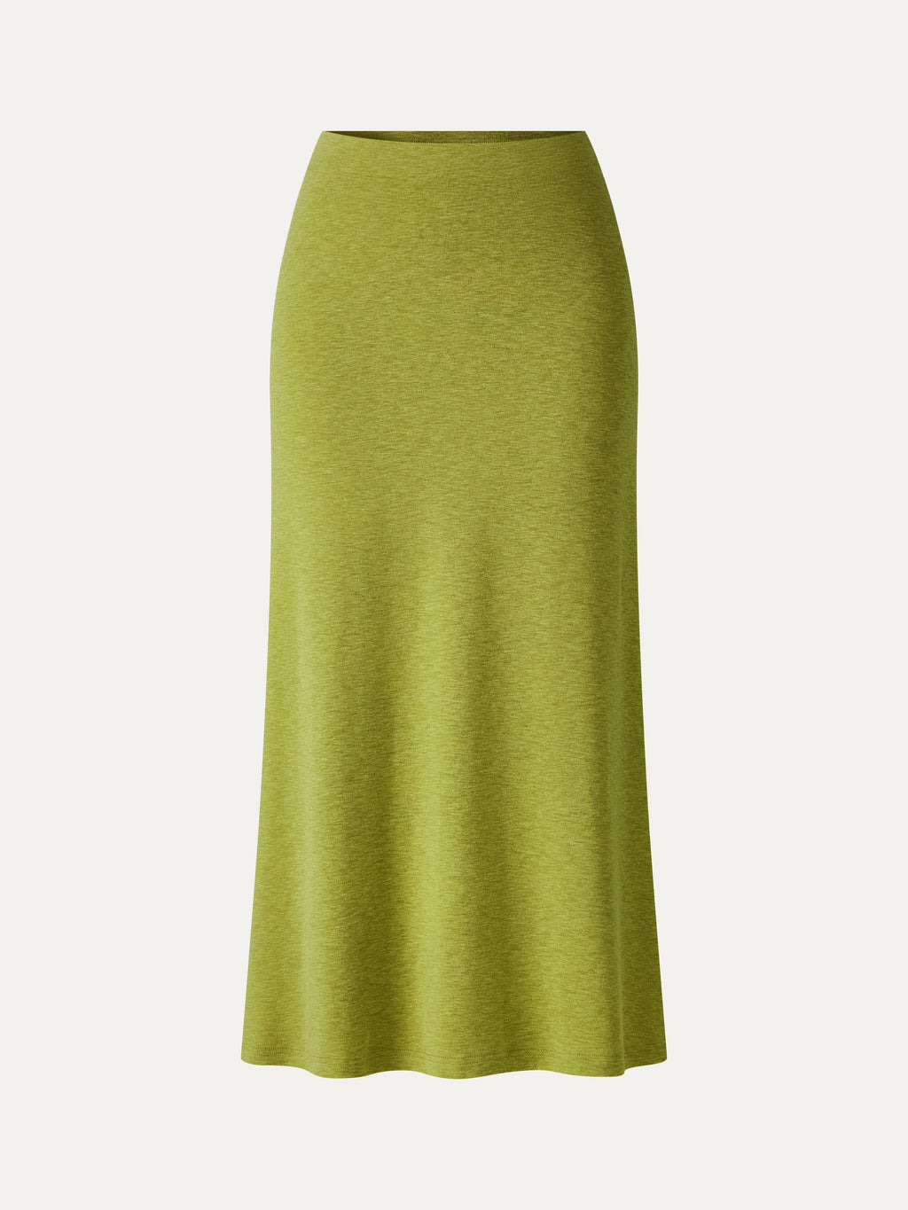 Eco-Mousse® Side-Slit A-Line Midi Skirt