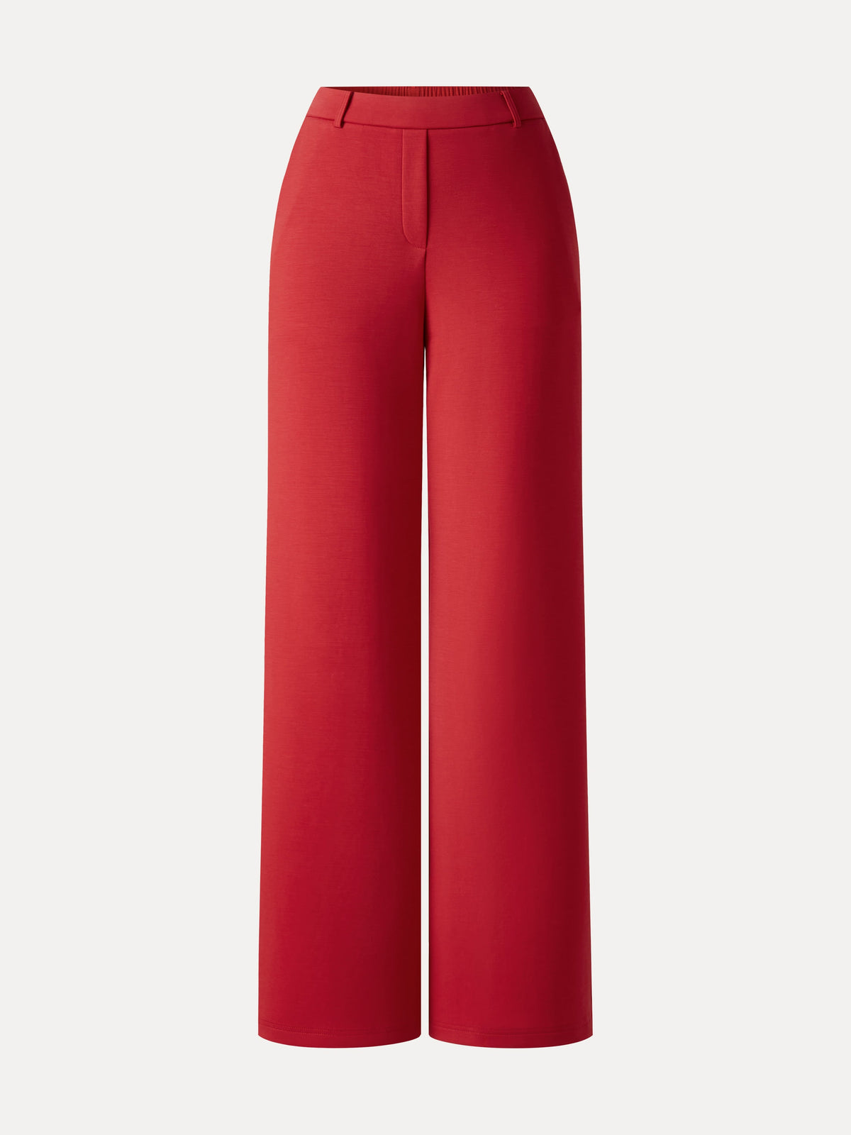 TravelEase Lyocell Spacer High-Rise Wide Leg Pants with Pockets