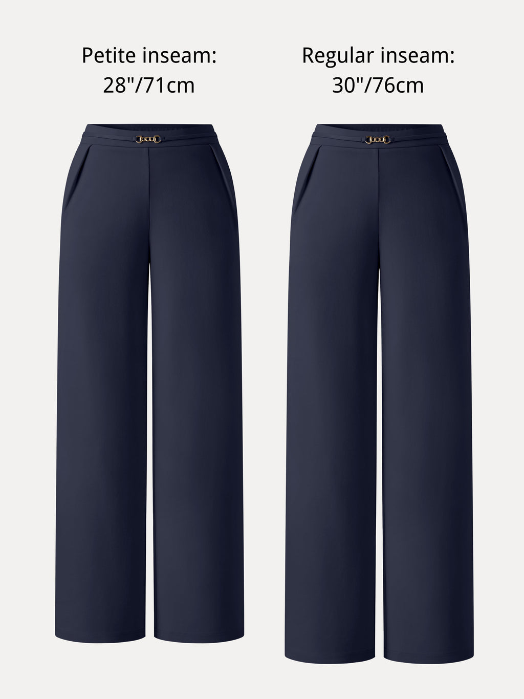 Ponte High-Rise Wide-Leg Pants with Pockets