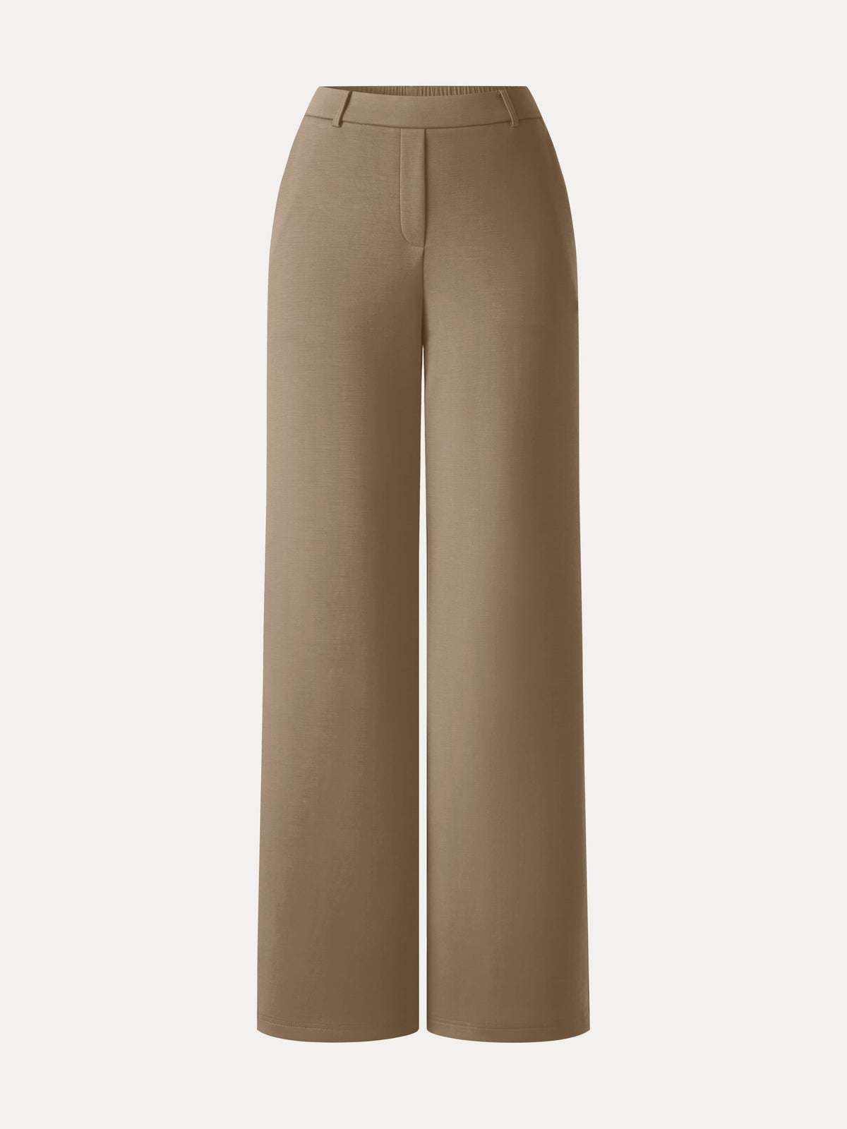 TravelEase Lyocell Spacer High-Rise Wide Leg Pants with Pockets