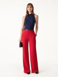 TravelEase Lyocell Spacer High-Rise Wide Leg Pants with Pockets