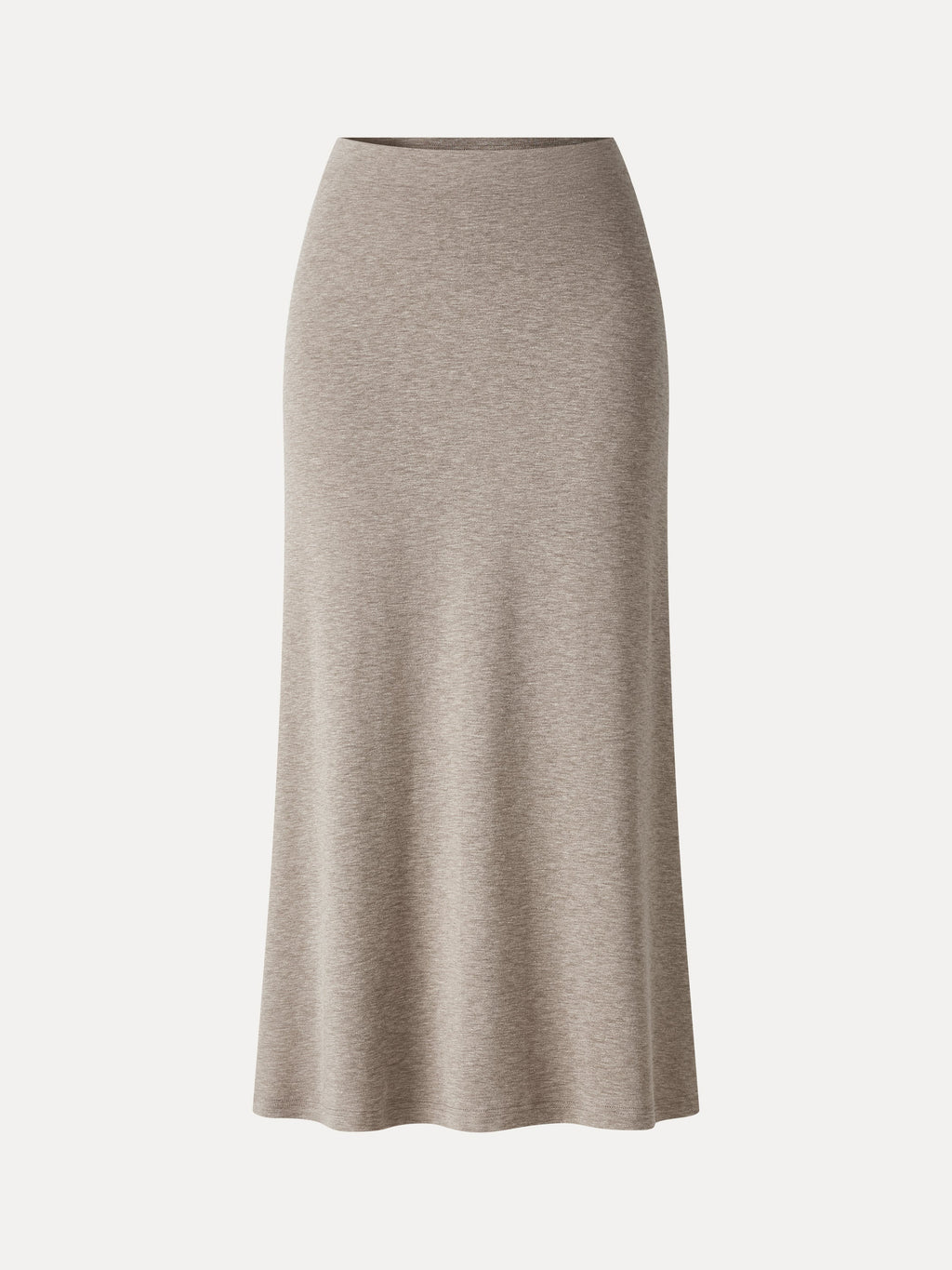 Eco-Mousse® Side-Slit A-Line Midi Skirt