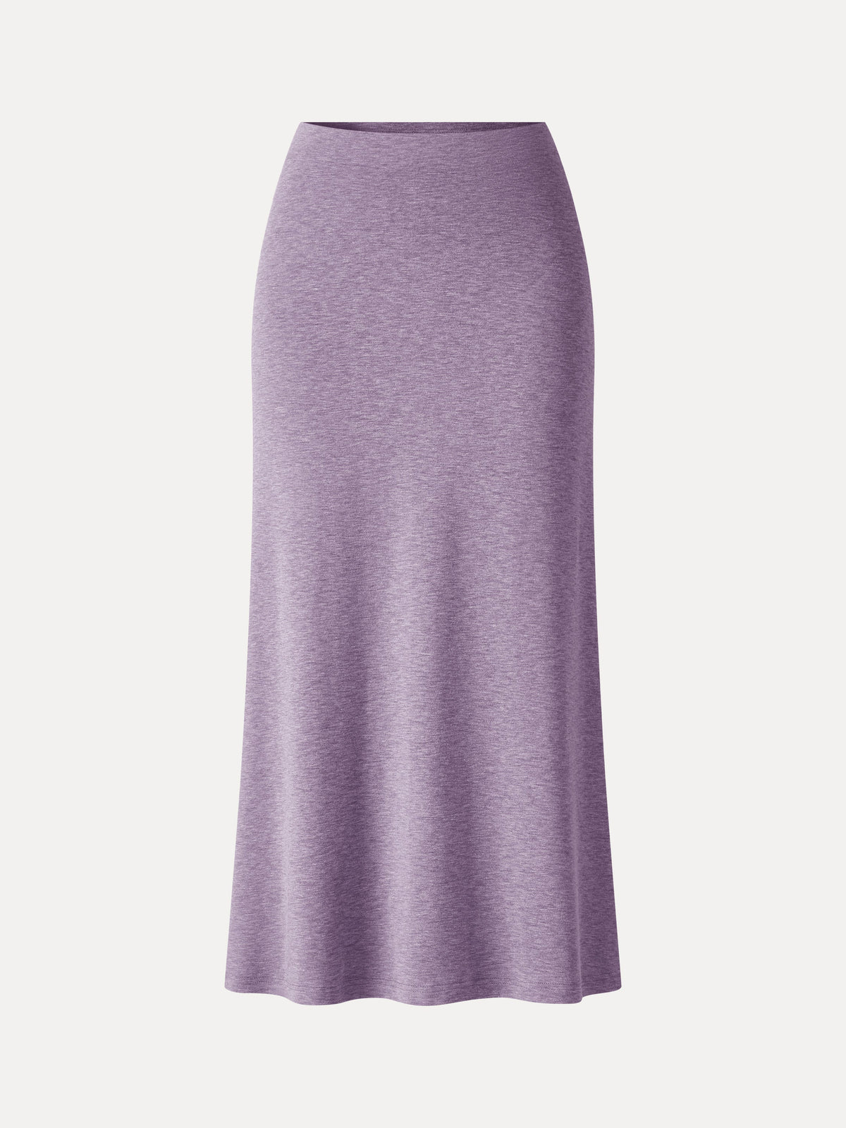 Eco-Mousse® Side-Slit A-Line Midi Skirt