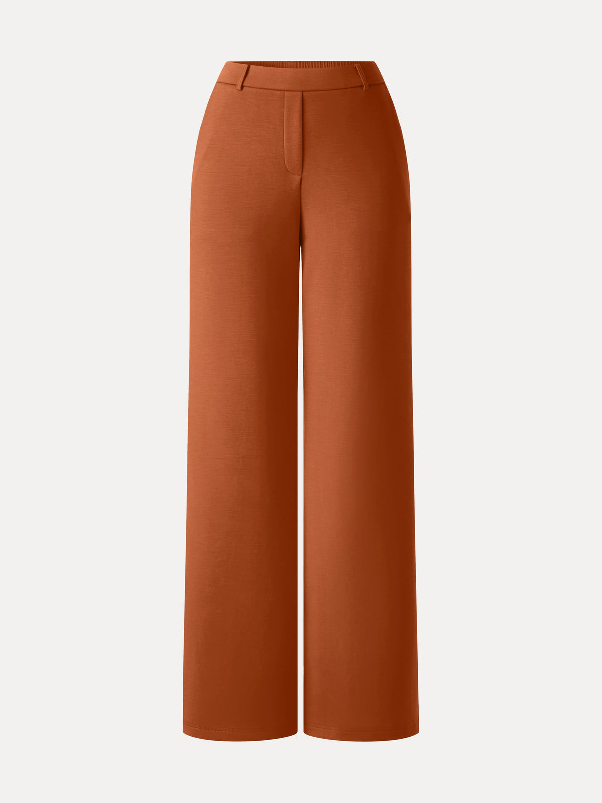 TravelEase Lyocell Spacer High-Rise Wide Leg Pants with Pockets